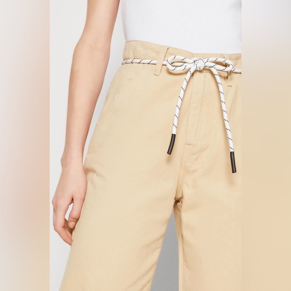 Day Birger et Mikkelsen NWT tan straight leg relaxed high rise pants cotton - Picture 3 of 4